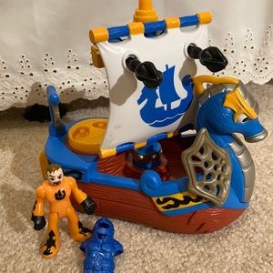 imaginext dragon ship
